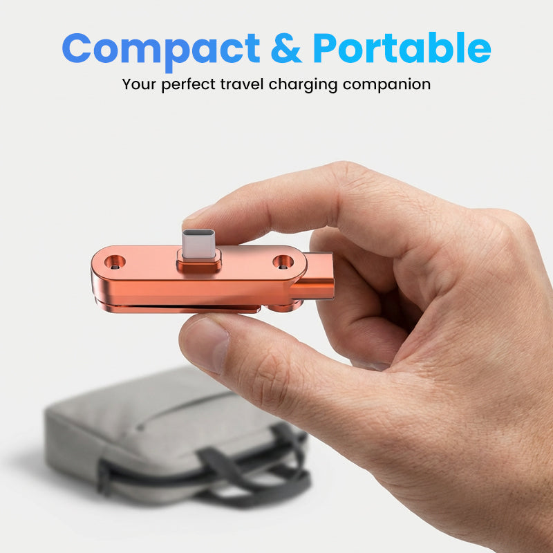 Fast Charger with Foldable 360 Phone Stand