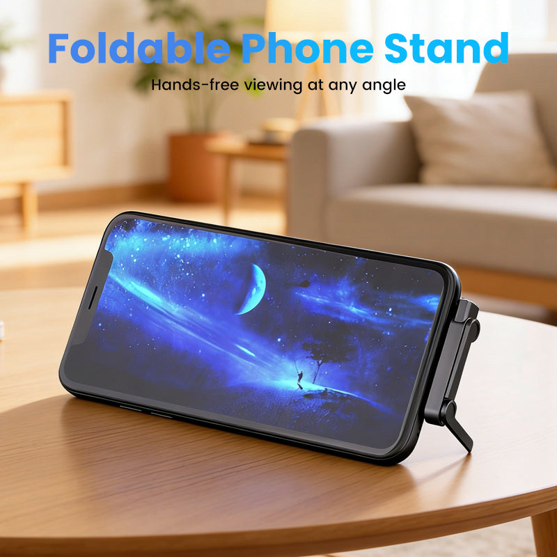 Adaptateur de charge rapide 360 avec support pliable pour téléphone