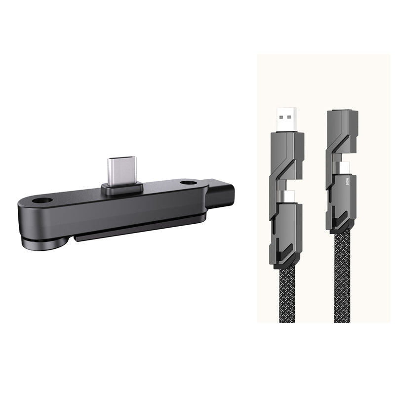 Adaptateur de charge rapide 360 avec support pliable pour téléphone