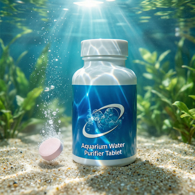 Comprimés effervescents pour purificateur d'eau d'aquarium et de bassin