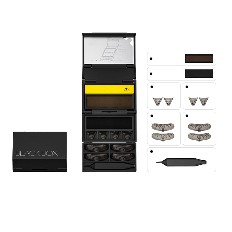 Kit 3 en 1 : eye-liner et tampon pour cils inférieurs