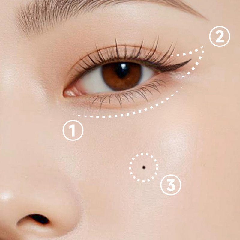Kit 3 en 1 : eye-liner et tampon pour cils inférieurs