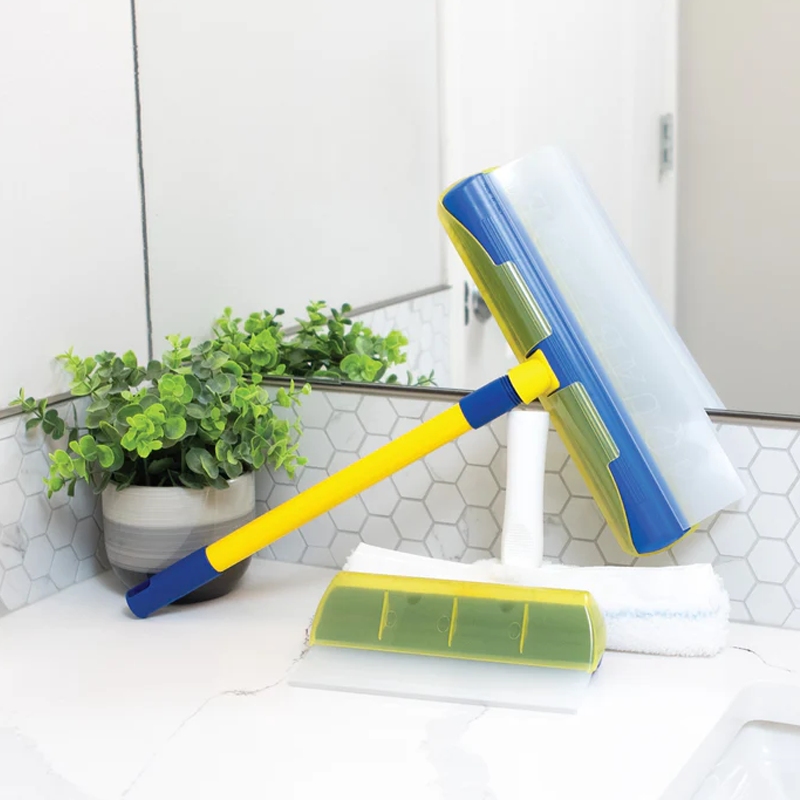 5-piece Scratch-Free, Streak-Free Squeegee Kit for Glass Cleaning