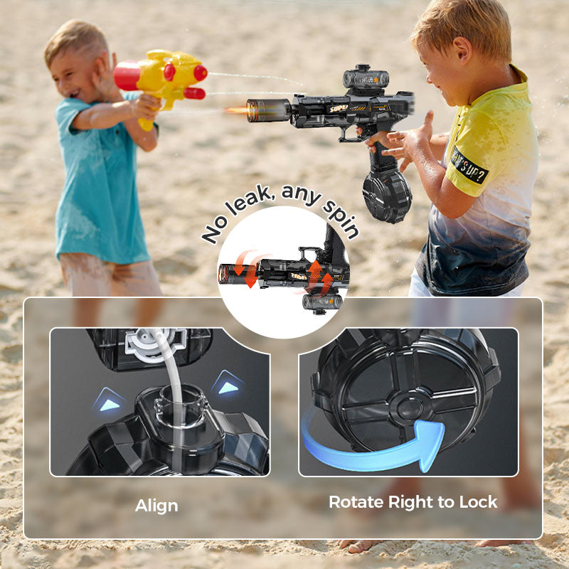 Pistolet à eau électrique rechargeable