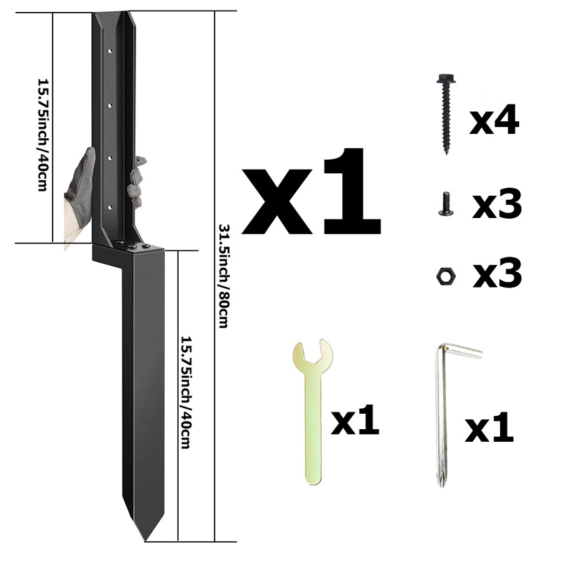 Kit de réparation pour poteaux de clôture robustes