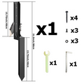 Kit de réparation pour poteaux de clôture robustes