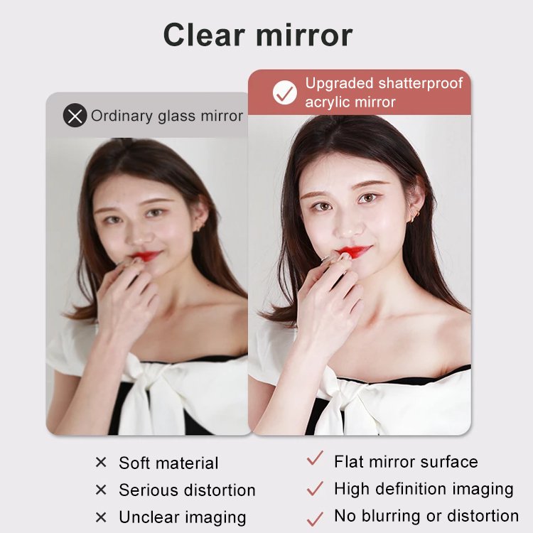 Spécial Nouvel An 50 % de réduction Autocollant mural miroir souple en acrylique