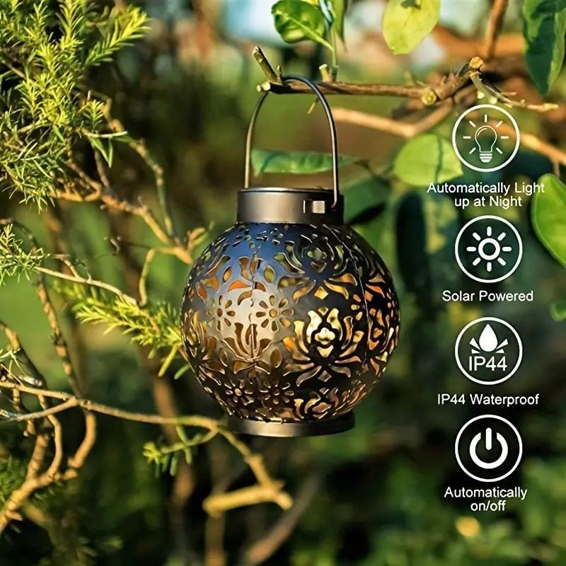 Lanterne solaire - éclairage décoratif à suspendre pour l'extérieur