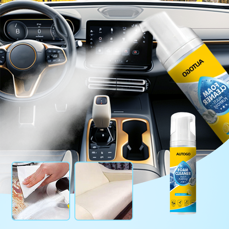 OFFRE : 2 ACHETÉS, LE 3E OFFERT Nettoyant Moussant Puissant et Polyvalent pour Intérieur Auto Sans Rinçage, 150 ml