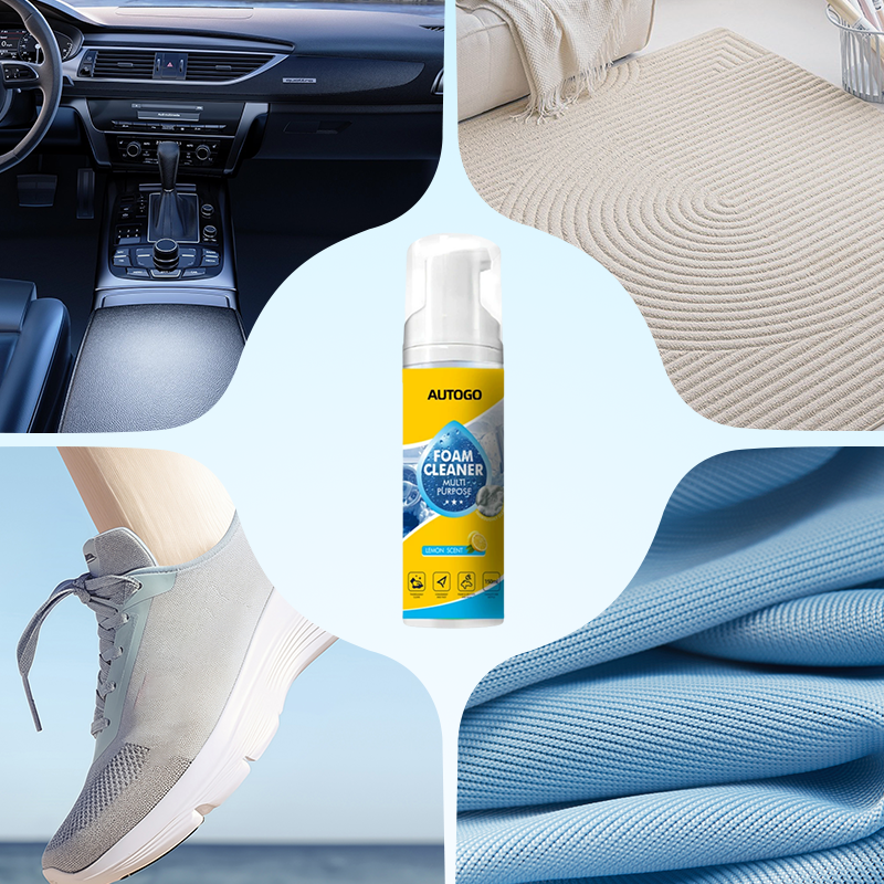 OFFRE : 2 ACHETÉS, LE 3E OFFERT Nettoyant Moussant Puissant et Polyvalent pour Intérieur Auto Sans Rinçage, 150 ml