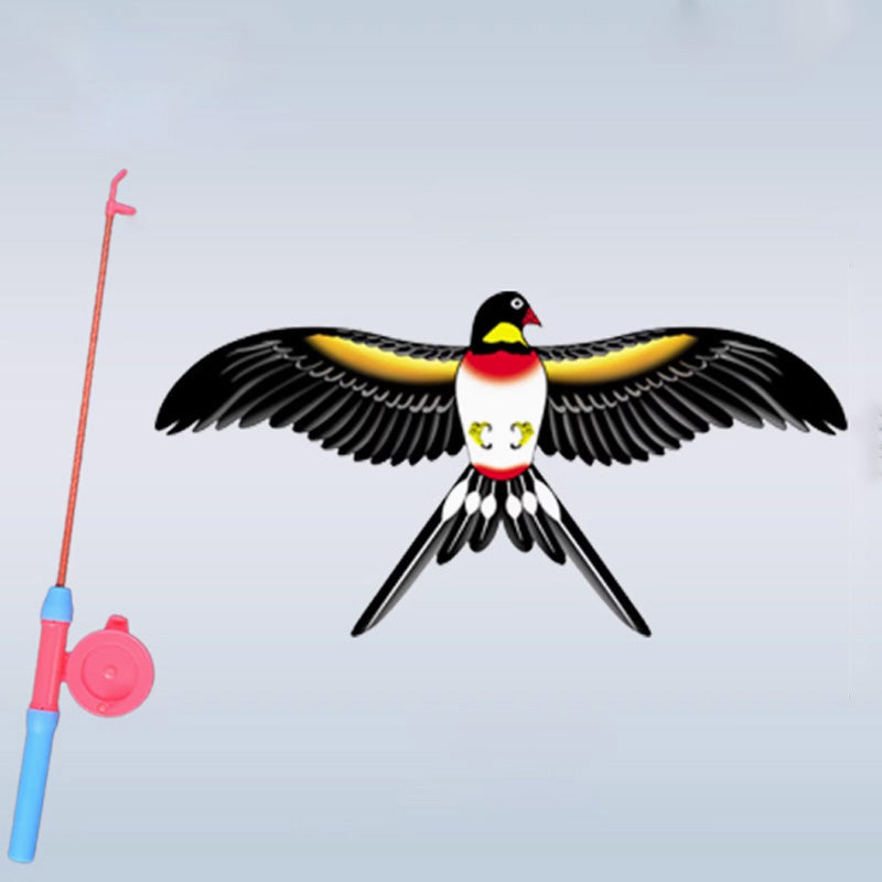 Nouveau modèle 2026 Cerf-volant créatif pour enfants en forme de canne à pêche élastique Indispensable pour le jardin et les voyages