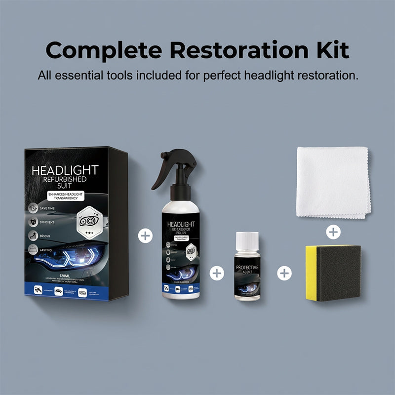 Kit de restauration de phares de voiture professionnel