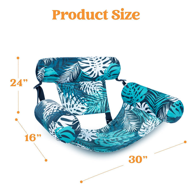 Chaise de piscine gonflable