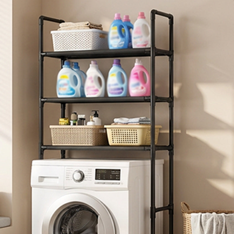 Étagère de rangement sans perçage salle de bain buanderie fixation adhésive gain de place installation ultra simple