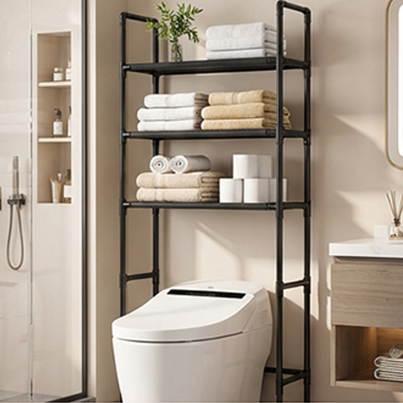 Étagère de rangement sans perçage salle de bain buanderie fixation adhésive gain de place installation ultra simple