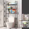 Étagère de rangement sans perçage salle de bain buanderie fixation adhésive gain de place installation ultra simple