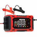 Chargeur de batterie de voiture intelligent 12V 6A avec réparation d'impulsions, écran LCD, sécurité maximale