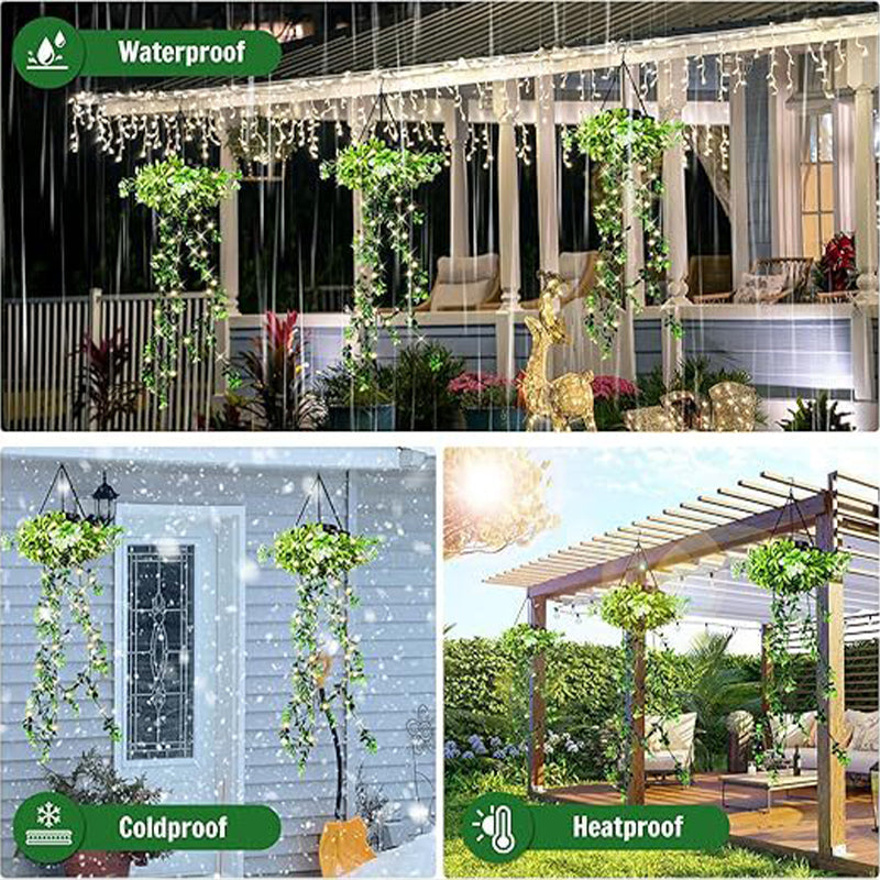 DE RDUCTION Suspension solaire en herbe de Milan, éclairage d'ambiance autonome et décoration extérieure. Naturelle, sans câble et parfaite pour jardin, balcon ou terrasse.