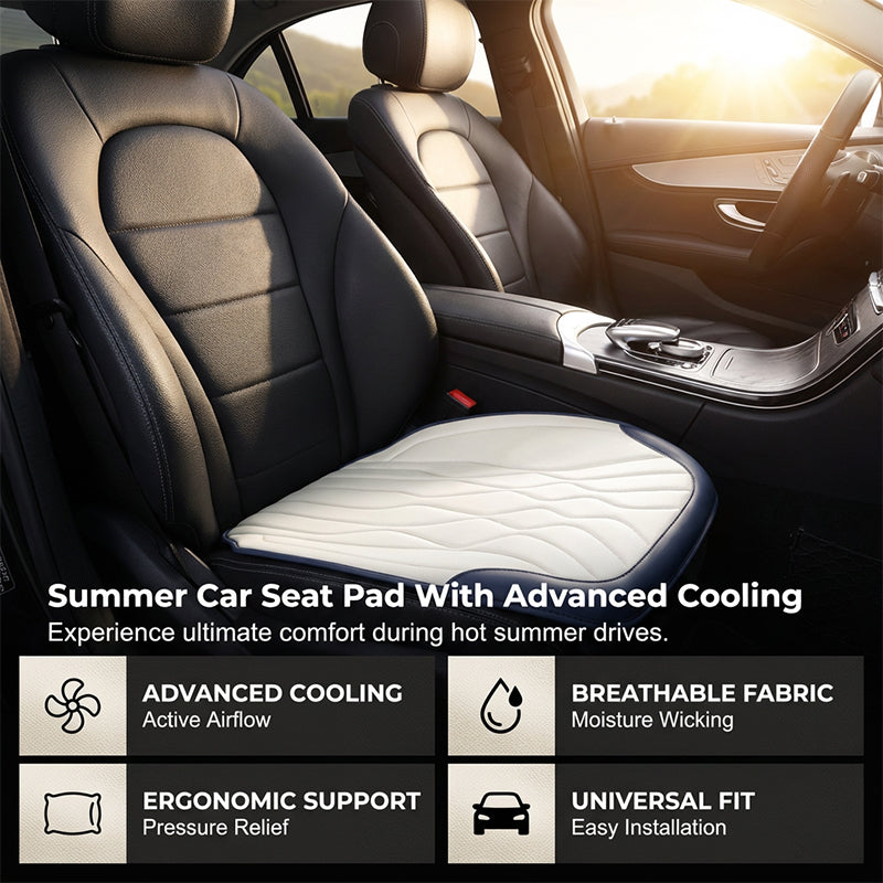 Cooling Car Seat Cushion for Summer with Advanced Cooling System