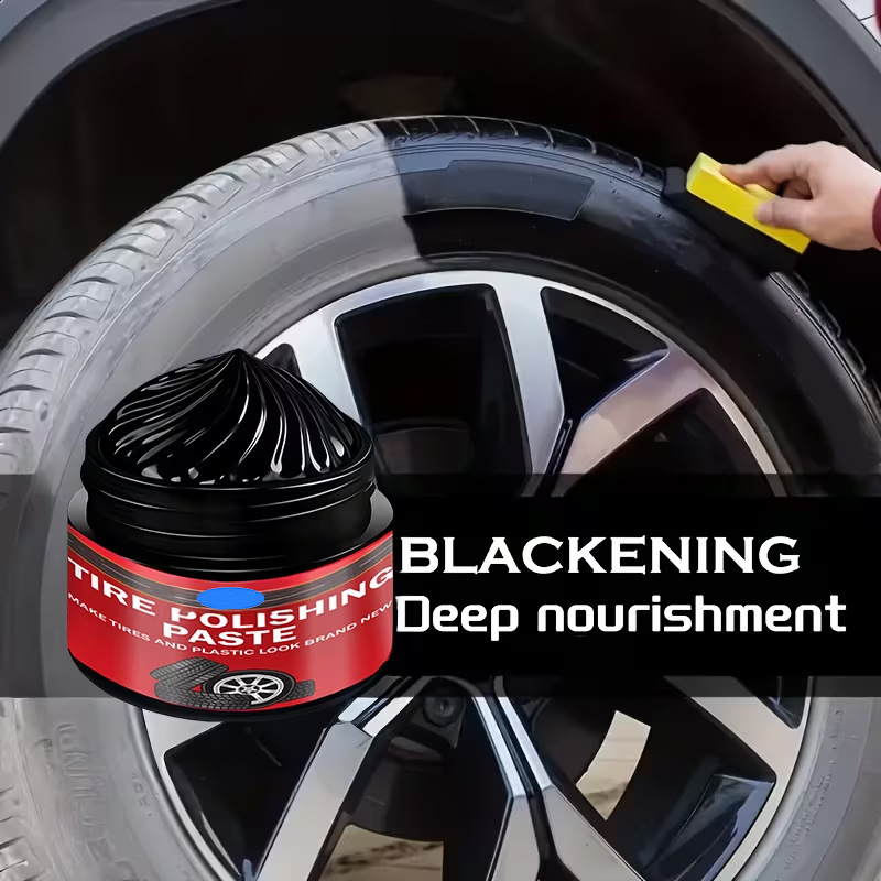 ON BLACK PASTE TIRES Instantly Blackens, Durable UV Protection & Easy to Apply