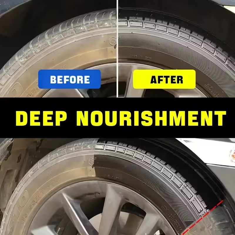 ON BLACK PASTE TIRES Instantly Blackens, Durable UV Protection & Easy to Apply