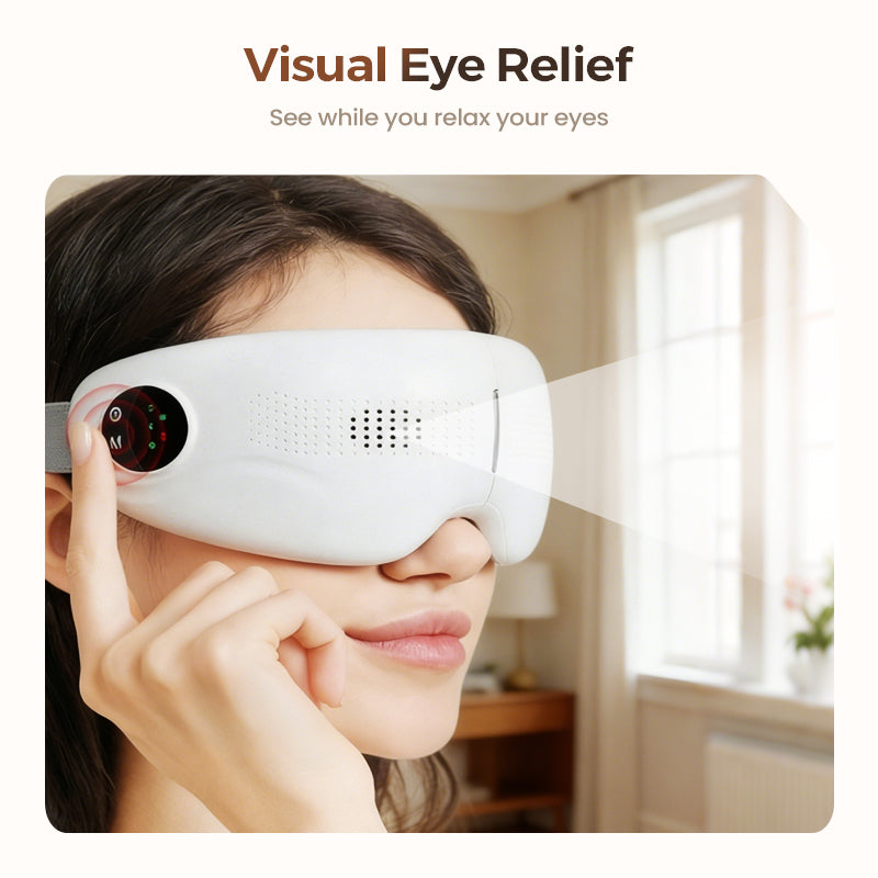 Bluetooth Eye Massager with Heating Function and Music