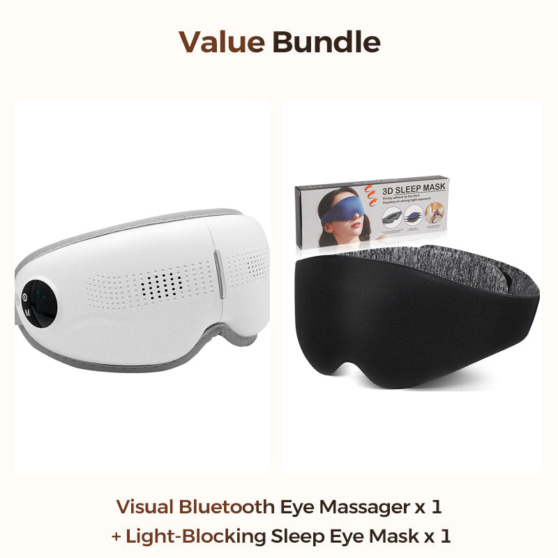 Bluetooth Eye Massager with Heating Function and Music