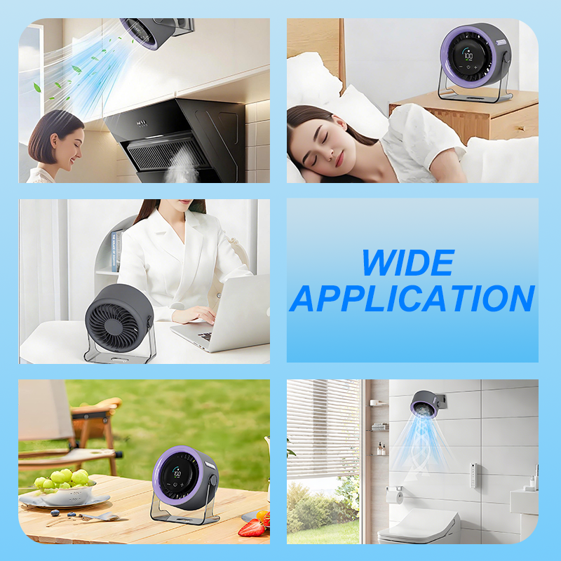 EN RÉDUCTION Ventilateur de table ultra-compact 100 vitesses, tient dans la main, Offre limitée