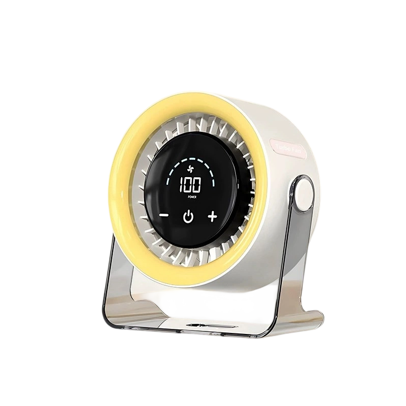 EN RÉDUCTION Ventilateur de table ultra-compact 100 vitesses, tient dans la main, Offre limitée