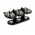 Elevated Non-Slip Pet Feeder with 3 Bowls | Spinal Protection with Non-Slip Base