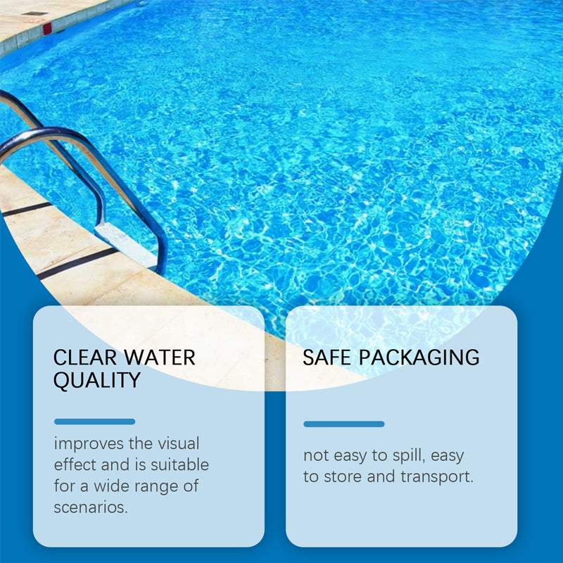 Liquide purifiant pour piscine : une eau d'une clarté cristalline, sans effort. Finis les eaux vertes et les produits agressifs : retrouvez une baignade saine et naturelle à chaque instant.