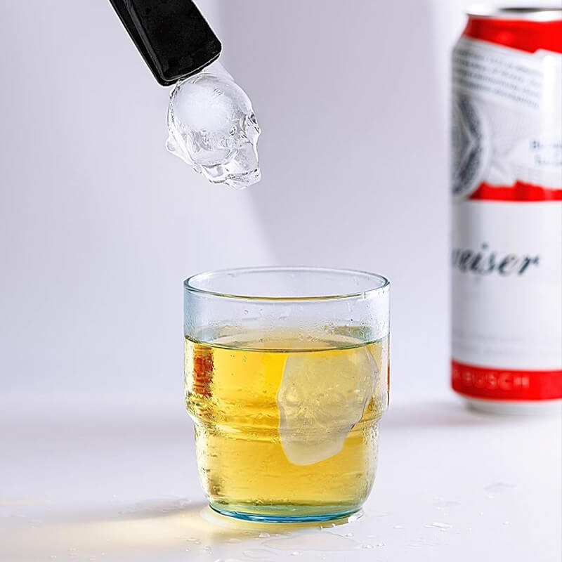 Moules à glaçons en silicone en forme de crâne, édition limitée, pour le bricolage
