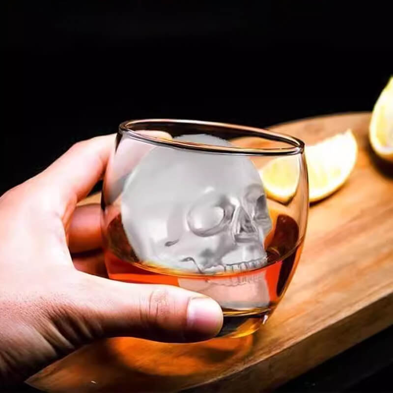 Moules à glaçons en silicone en forme de crâne, édition limitée, pour le bricolage