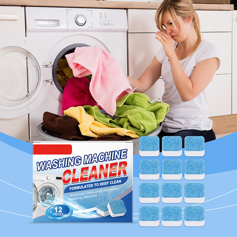 DE RDUCTION Powerful Washing Machine Cleaner Tablets - Pack of 12