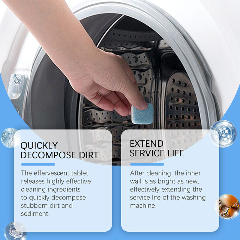 DE RDUCTION Powerful Washing Machine Cleaner Tablets - Pack of 12