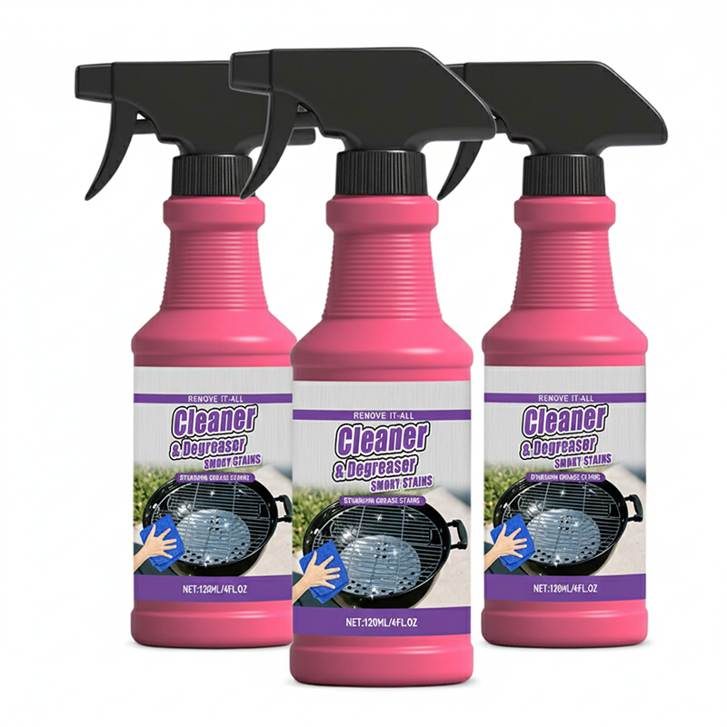 Dégraissant puissant en spray pour gril, nettoyage rapide