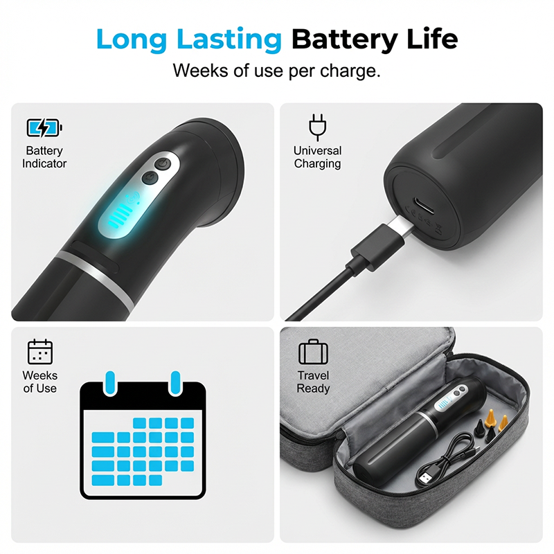 Kit de nettoyage d'oreilles électrique, doux et sûr