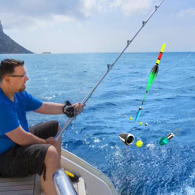 Automatic fishing line bottom finding set