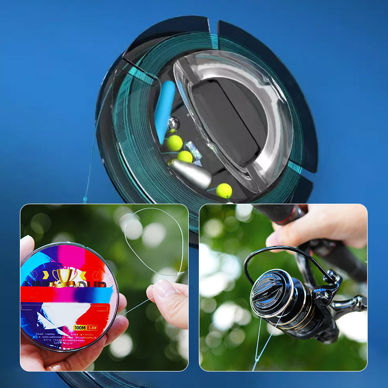 Automatic fishing line bottom finding set