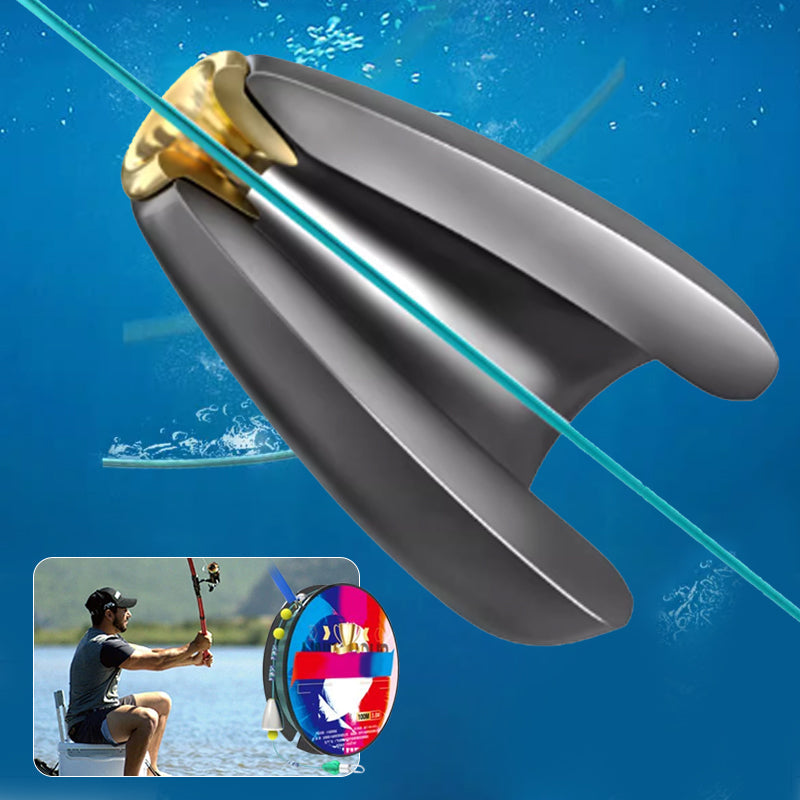 Automatic fishing line bottom finding set