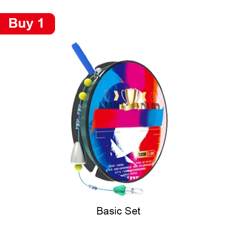 Automatic fishing line bottom finding set
