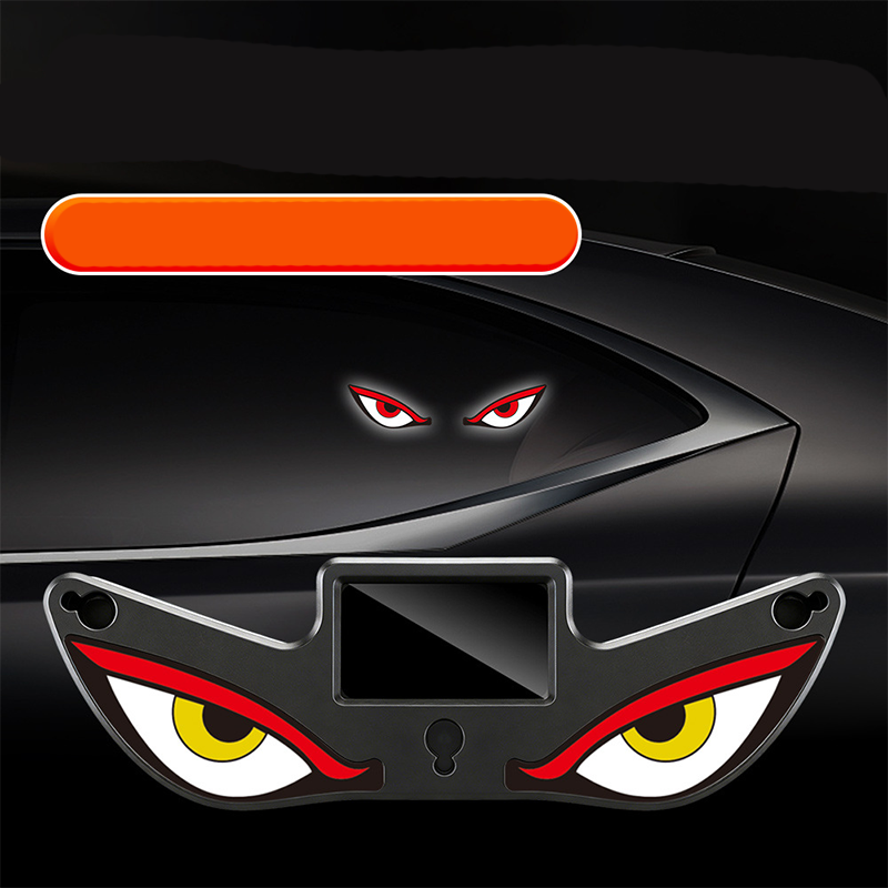 Feu d'avertissement LED à œil de diable solaire pour voiture : brillez avec style