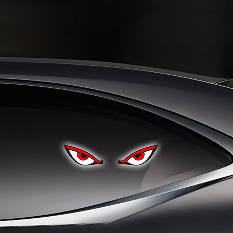 Feu d'avertissement LED à œil de diable solaire pour voiture : brillez avec style