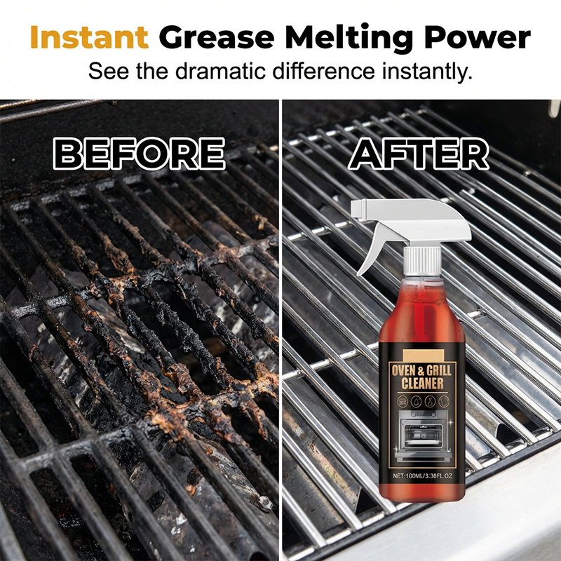 Vaporisateur dégraissant ultra-puissant à action rapide pour barbecues