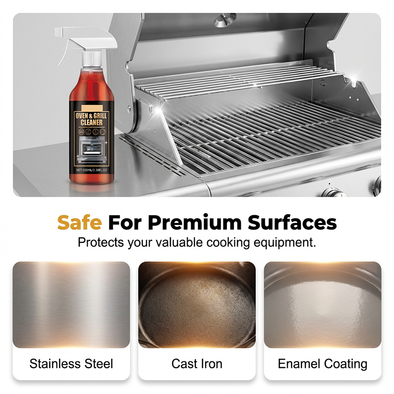 Vaporisateur dégraissant ultra-puissant à action rapide pour barbecues