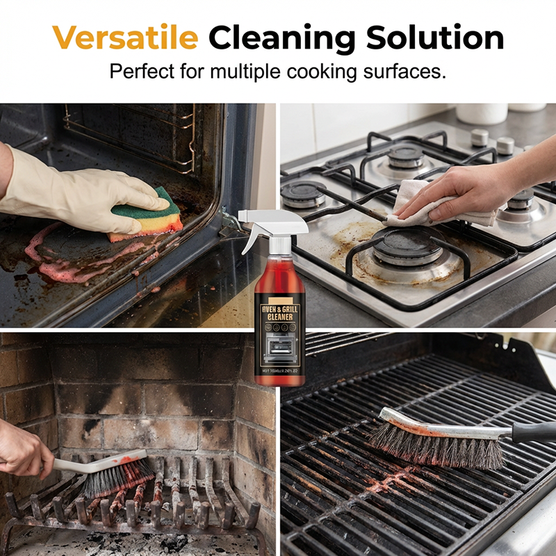 Vaporisateur dégraissant ultra-puissant à action rapide pour barbecues