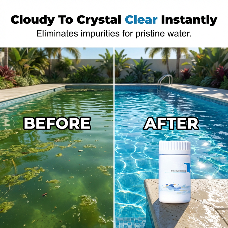 Comprimés nettoyants pour piscine Crystal Clear