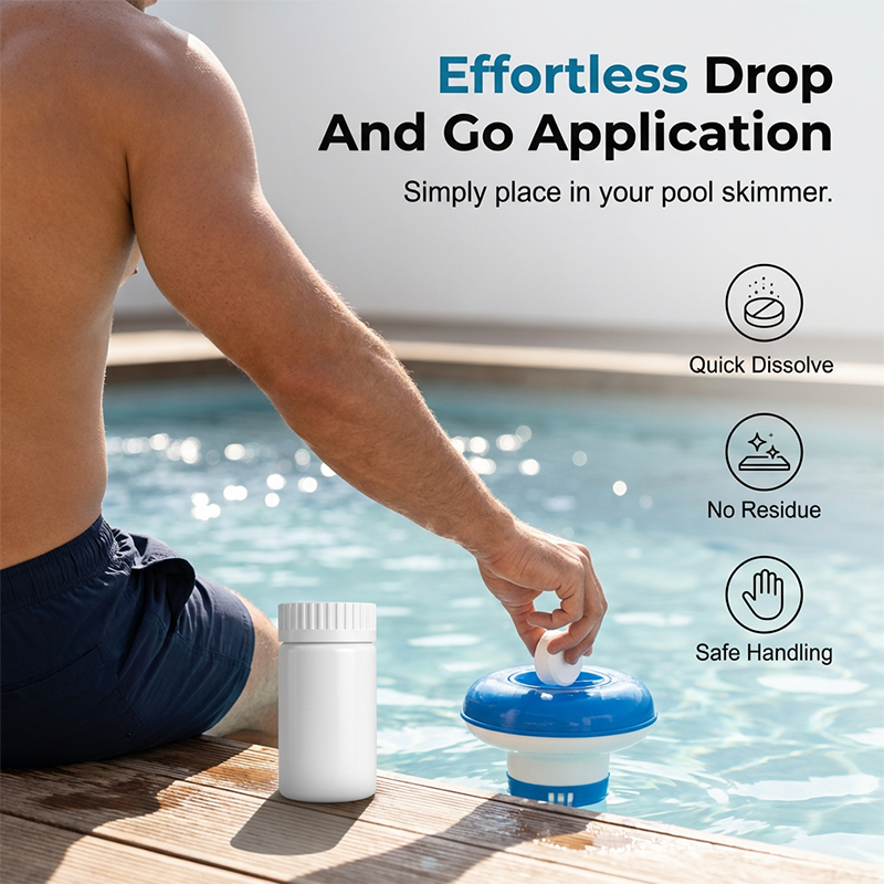 Comprimés nettoyants pour piscine Crystal Clear