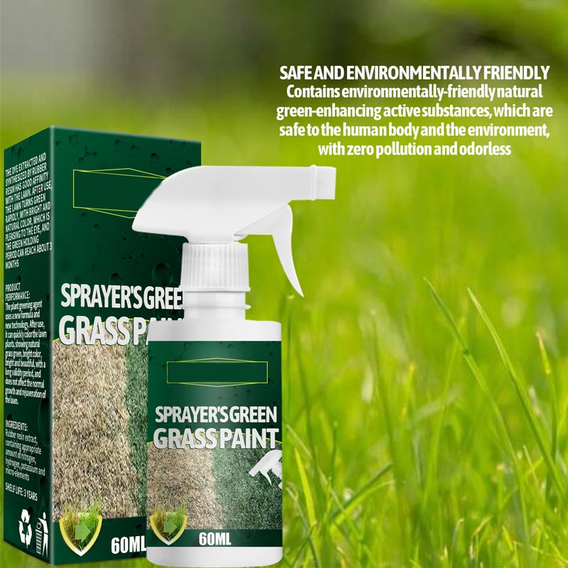 50% de réduction sur la peinture en spray Pousbo? Green Grass