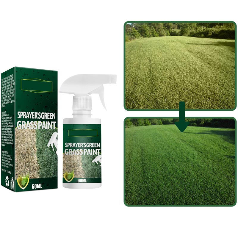 50% de réduction sur la peinture en spray Pousbo? Green Grass